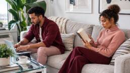 Quiet Moments in a Modern Living Room
